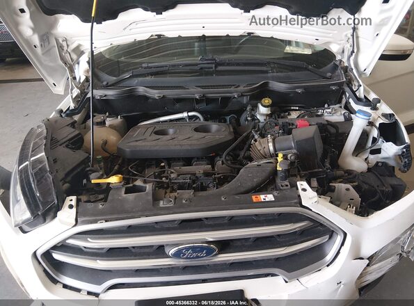 MAJ6S3GL0KC268267 2019 FORD ECOSPORT White Widok z tyłu