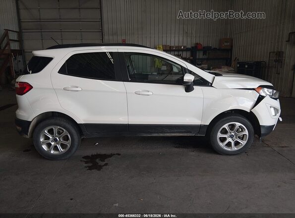 MAJ6S3GL0KC268267 2019 FORD ECOSPORT White Widok wnętrza 360 stopni