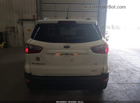 MAJ6S3GL0KC268267 2019 FORD ECOSPORT White 
