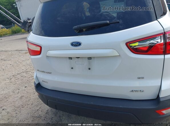 MAJ6S3GL0KC270942 2019 FORD ECOSPORT White 