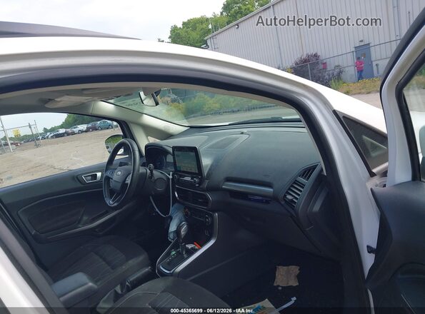 MAJ6S3GL0KC270942 2019 FORD ECOSPORT White Front interior view