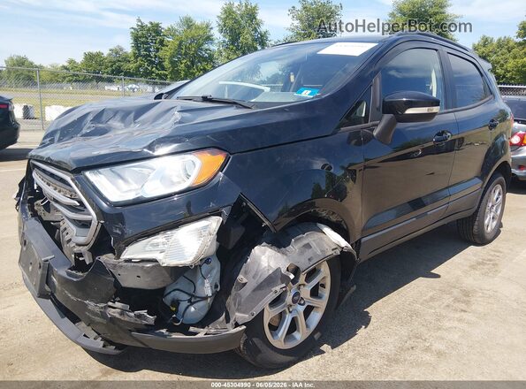MAJ6S3GL0KC298160 2019 FORD ECOSPORT Black Vista tres cuartos delantera izquierda