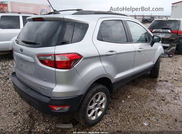 MAJ6S3GL0LC366345 2020 FORD ECOSPORT Silver Trasero derecho