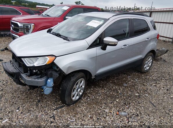 MAJ6S3GL0LC366345 2020 FORD ECOSPORT Silver Vista tres cuartos delantera izquierda