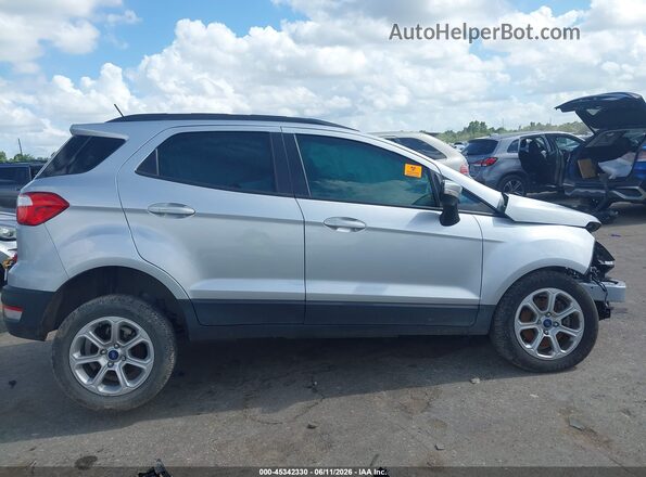 MAJ6S3GL0MC451283 2021 FORD ECOSPORT Silver ხელსაწყოთა პანელის ხედი