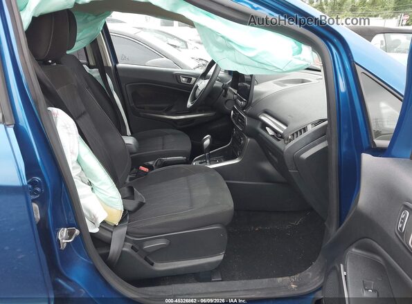 MAJ6S3GL0NC473625 2022 FORD ECOSPORT Синий Вид салона спереди