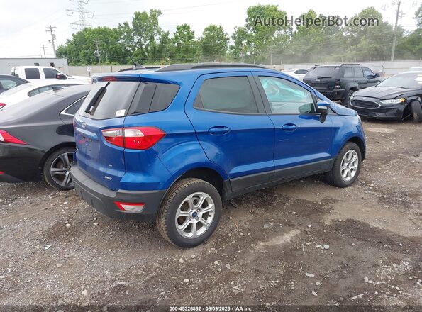MAJ6S3GL0NC473625 2022 FORD ECOSPORT Синий Задняя правая четверть