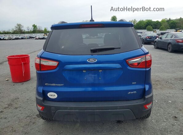MAJ6S3GL1KC270075 2019 FORD ECOSPORT Blue 