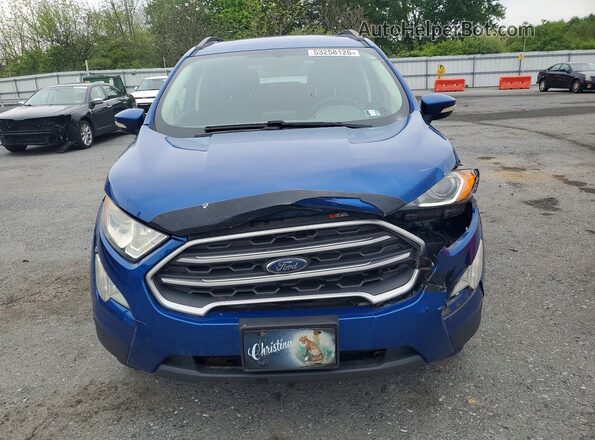 MAJ6S3GL1KC270075 2019 FORD ECOSPORT Blue 