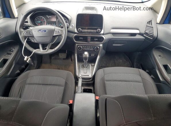 MAJ6S3GL1KC270075 2019 FORD ECOSPORT Blue 