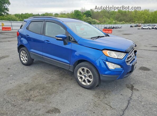 MAJ6S3GL1KC270075 2019 FORD ECOSPORT Blue 