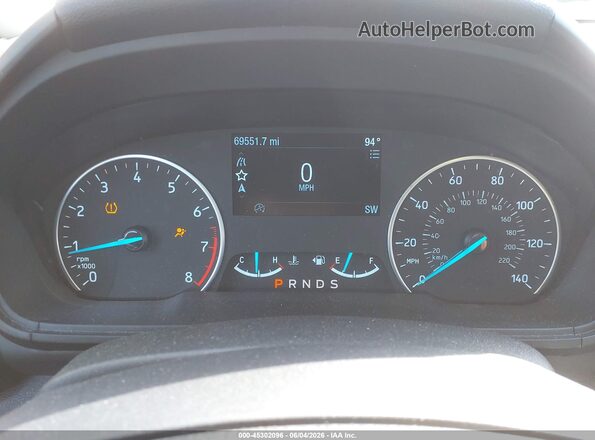 MAJ6S3GL1KC296823 2019 FORD ECOSPORT Blue უკანა სავარძლების ხედი