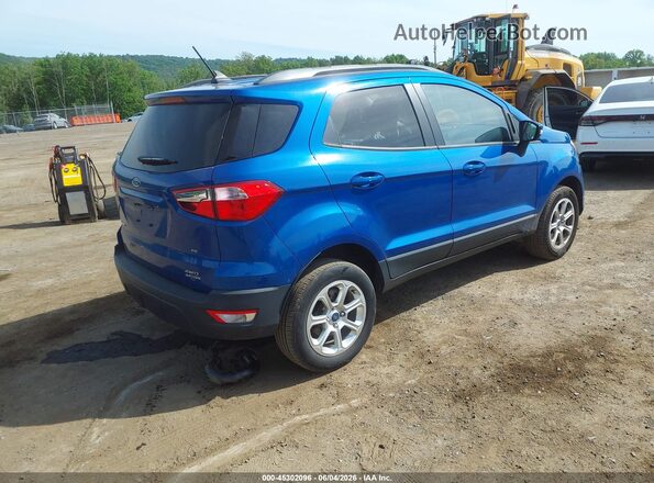 MAJ6S3GL1KC296823 2019 FORD ECOSPORT Blue უკანა მარჯვენა