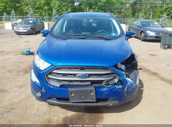 MAJ6S3GL1KC296823 2019 FORD ECOSPORT Blue წინა ხედი