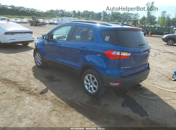 MAJ6S3GL1KC296823 2019 FORD ECOSPORT Blue უკანა მარცხენა
