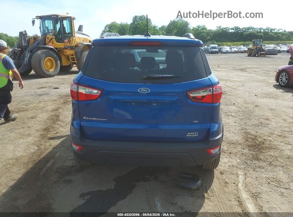 MAJ6S3GL1KC296823 2019 FORD ECOSPORT Blue 