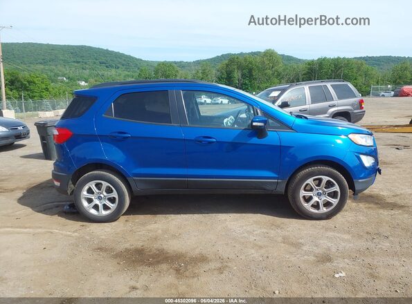 MAJ6S3GL1KC296823 2019 FORD ECOSPORT Blue უკანა სალონის ხედი