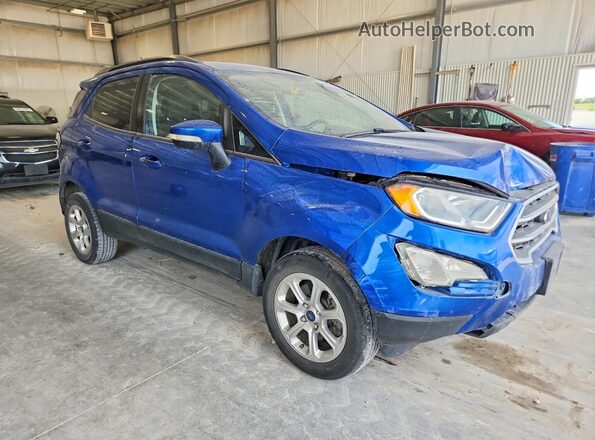 MAJ6S3GL1LC369237 2020 FORD ECOSPORT Blue Front right