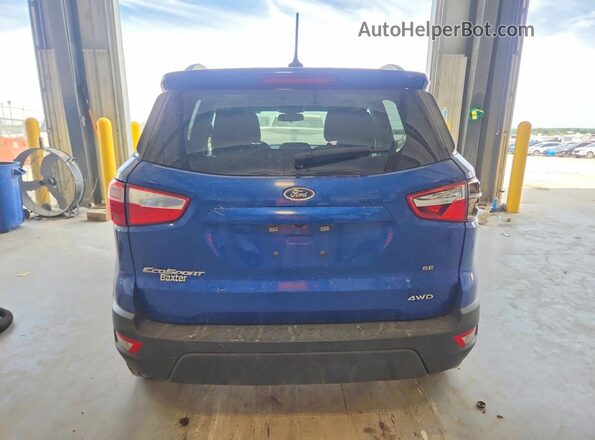 MAJ6S3GL1LC369237 2020 FORD ECOSPORT Blue Rear view