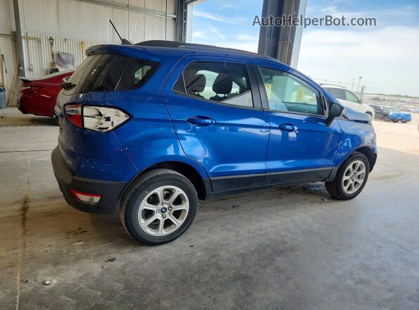 MAJ6S3GL1LC369237 2020 FORD ECOSPORT Blue Rear right