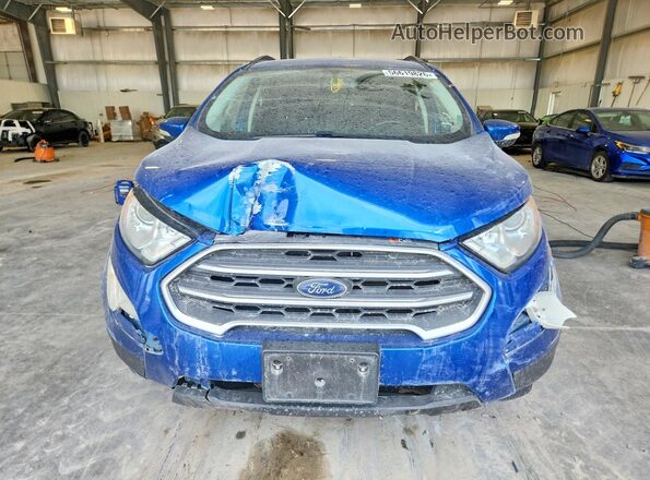MAJ6S3GL1LC369237 2020 FORD ECOSPORT Blue Front view