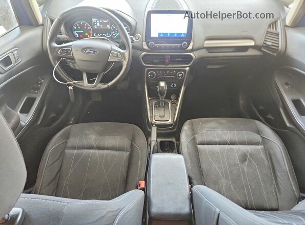 MAJ6S3GL1LC369237 2020 FORD ECOSPORT Blue Dashboard view