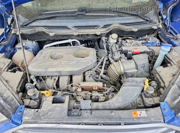 MAJ6S3GL1LC369237 2020 FORD ECOSPORT Blue Engine compartment view