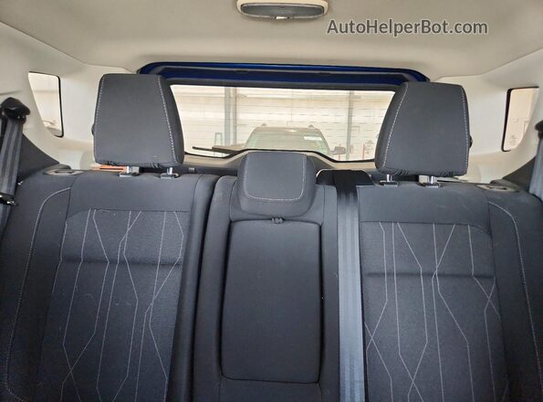 MAJ6S3GL1LC369237 2020 FORD ECOSPORT Blue Rear seats view