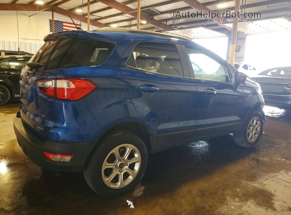 MAJ6S3GL2KC266021 2019 FORD ECOSPORT Blue Rear right