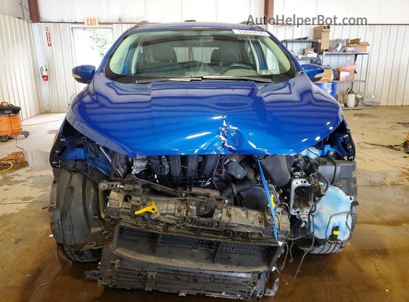 MAJ6S3GL2KC266021 2019 FORD ECOSPORT Blue Front view