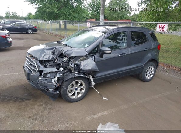 MAJ6S3GL2KC284311 2019 FORD ECOSPORT Gray Առջևի ձախ երեք քառորդ տեսարան