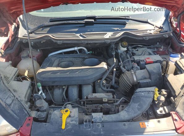MAJ6S3GL2KC295289 2019 FORD ECOSPORT Red Вид підкапотного простору