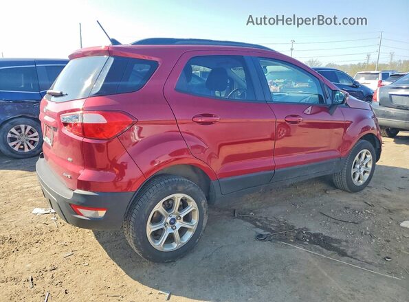 MAJ6S3GL2KC295289 2019 FORD ECOSPORT Red Задня права чверть