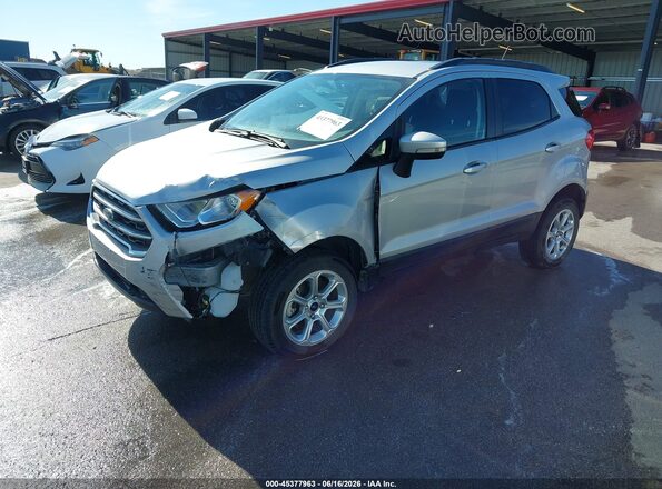 MAJ6S3GL2LC362619 2020 FORD ECOSPORT Silver Vista tres cuartos delantera izquierda