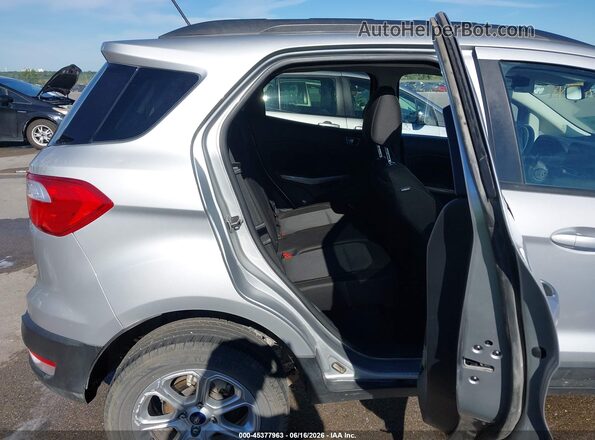 MAJ6S3GL2LC362619 2020 FORD ECOSPORT Silver Vista de la etiqueta del VIN