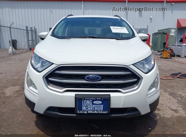 MAJ6S3GL2MC411271 2021 FORD ECOSPORT White Вид щитка приладів