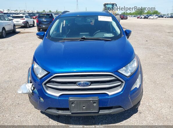 MAJ6S3GL2MC425106 2021 FORD ECOSPORT Blue Vista del cuadro de instrumentos