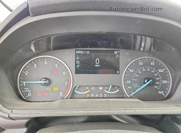 MAJ6S3GL2NC457135 2022 FORD ECOSPORT Silver ხელსაწყოთა პანელის ხედი