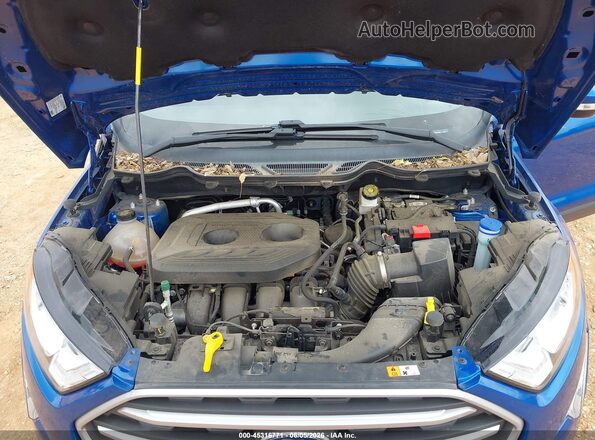 MAJ6S3GL2NC465509 2022 FORD ECOSPORT Blue უკანა ხედი