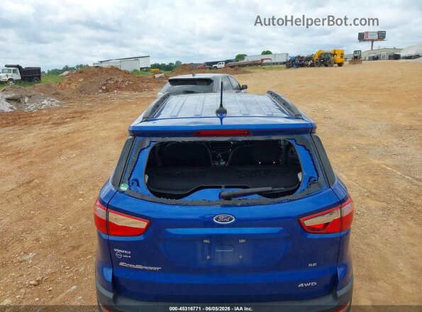MAJ6S3GL2NC465509 2022 FORD ECOSPORT Blue 