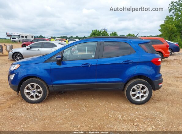 MAJ6S3GL2NC465509 2022 FORD ECOSPORT Blue სალონის 360-გრადუსიანი ხედი