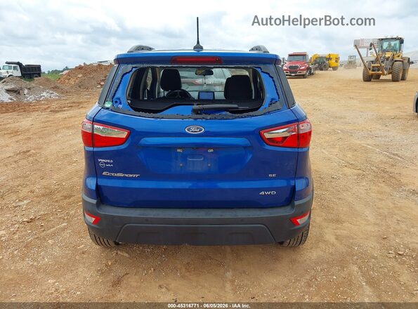 MAJ6S3GL2NC465509 2022 FORD ECOSPORT Blue 