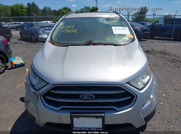 MAJ6S3GL3KC287718 2019 FORD ECOSPORT Silver 