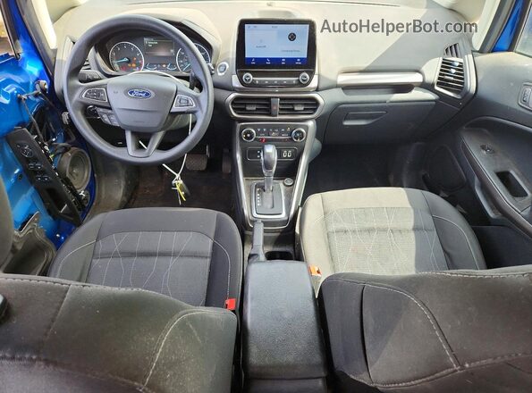 MAJ6S3GL3MC408976 2021 FORD ECOSPORT Синий Вид панели приборов