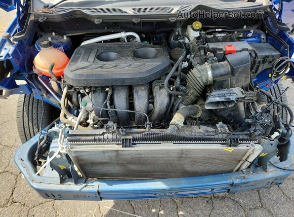 MAJ6S3GL3MC408976 2021 FORD ECOSPORT Синий Вид задней части салона