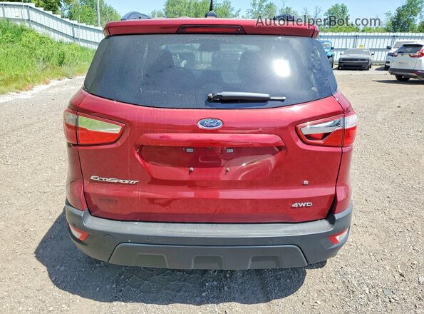 MAJ6S3GL3MC456106 2021 FORD ECOSPORT Burgundy Հետևի տեսք