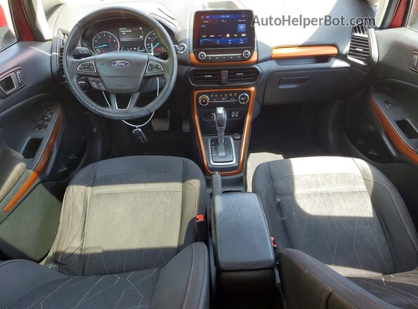 MAJ6S3GL3MC456106 2021 FORD ECOSPORT Burgundy Առջևի վահանակի տեսք