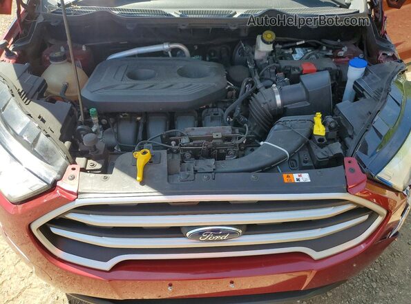 MAJ6S3GL3MC456106 2021 FORD ECOSPORT Burgundy Շարժիչի բաժամունքի տեսք