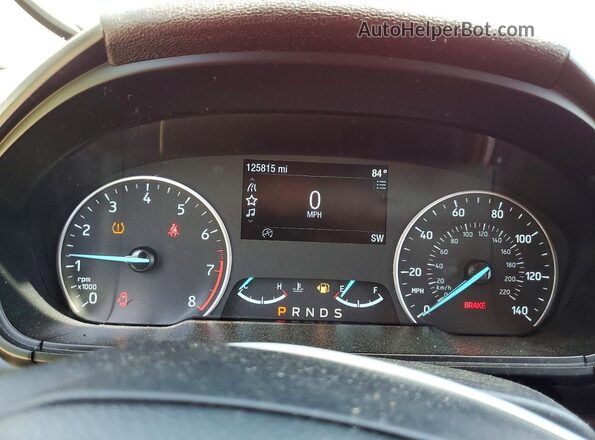 MAJ6S3GL3MC456106 2021 FORD ECOSPORT Burgundy Սարքավորումների վահանակի տեսք