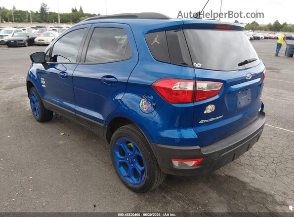 MAJ6S3GL3NC462070 2022 FORD ECOSPORT Blue Задня ліва чверть